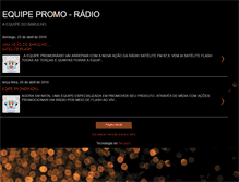 Tablet Screenshot of equipepromoradio.blogspot.com