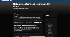 Desktop Screenshot of noticiasdefamosos-hp.blogspot.com