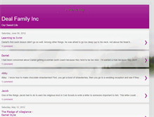 Tablet Screenshot of dealfamily-thesweetlife.blogspot.com