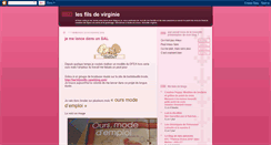 Desktop Screenshot of lesfilsdevirginie.blogspot.com