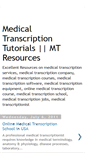 Mobile Screenshot of medical-transcription-1.blogspot.com