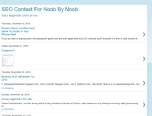 Tablet Screenshot of noobako.blogspot.com