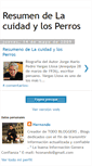 Mobile Screenshot of lacuidaddelosperrosresumen.blogspot.com