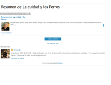 Tablet Screenshot of lacuidaddelosperrosresumen.blogspot.com