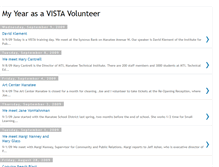 Tablet Screenshot of myyearinvista.blogspot.com