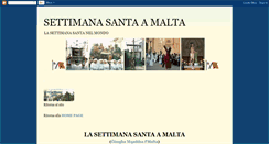 Desktop Screenshot of lamiasettimanasanta6a.blogspot.com