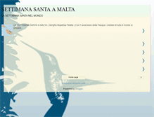 Tablet Screenshot of lamiasettimanasanta6a.blogspot.com