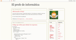 Desktop Screenshot of profedeinformatica.blogspot.com