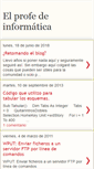 Mobile Screenshot of profedeinformatica.blogspot.com