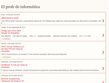 Tablet Screenshot of profedeinformatica.blogspot.com