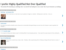 Tablet Screenshot of highlyqualifiednotoverqualified.blogspot.com