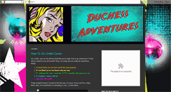 Desktop Screenshot of duchessadventures.blogspot.com