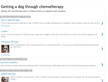 Tablet Screenshot of lymphomadog.blogspot.com