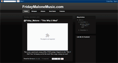 Desktop Screenshot of fridaymalone.blogspot.com