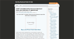 Desktop Screenshot of discount-baseboard-heater.blogspot.com