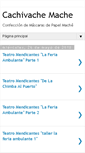 Mobile Screenshot of cachivachemache.blogspot.com