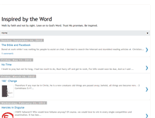 Tablet Screenshot of inspiredbytheword.blogspot.com