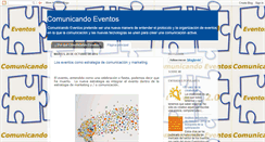 Desktop Screenshot of comunicandoeventos.blogspot.com