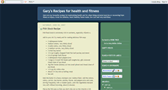 Desktop Screenshot of garysrecipes.blogspot.com