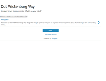 Tablet Screenshot of outwickenburgway.blogspot.com
