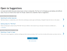 Tablet Screenshot of 1luckeemom-opentosuggestions.blogspot.com