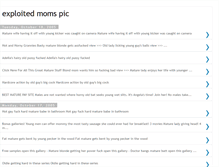 Tablet Screenshot of exploited-moms-pic.blogspot.com