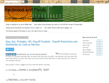 Tablet Screenshot of hardwoodandfields.blogspot.com