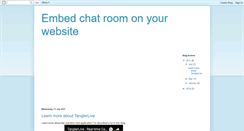 Desktop Screenshot of embed-chat-room.blogspot.com