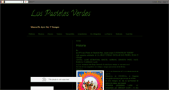 Desktop Screenshot of lospastelesverdesmusic.blogspot.com
