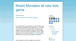 Desktop Screenshot of moshimonsters5.blogspot.com