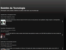 Tablet Screenshot of boletimdatecnologia.blogspot.com