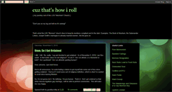 Desktop Screenshot of cuzthatshowiroll.blogspot.com
