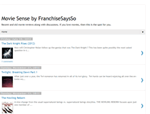 Tablet Screenshot of franchisesaysso.blogspot.com