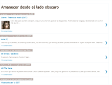 Tablet Screenshot of amanecerdesdeelladoobscuro.blogspot.com