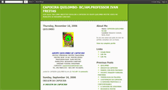 Desktop Screenshot of capoeiraquilombo.blogspot.com