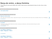 Tablet Screenshot of portaldancadoventre.blogspot.com