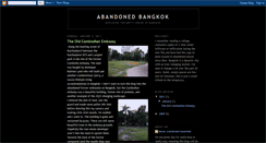 Desktop Screenshot of abandonedbangkok.blogspot.com