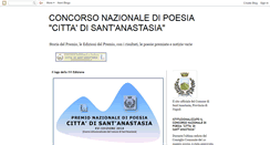 Desktop Screenshot of concorsopoesiasantanastasia.blogspot.com