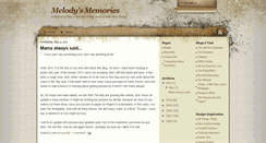 Desktop Screenshot of melodysworldtoday.blogspot.com