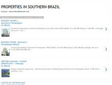 Tablet Screenshot of brazilpropertiesforsale.blogspot.com