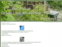 Tablet Screenshot of glallotments.blogspot.com