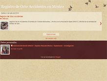 Tablet Screenshot of oztoaccidentes.blogspot.com
