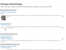 Tablet Screenshot of kuechentipps.blogspot.com