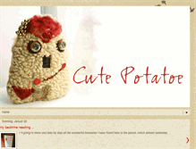 Tablet Screenshot of cutepotatoe.blogspot.com