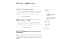 Desktop Screenshot of phoenix-goodhouses.blogspot.com
