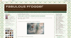 Desktop Screenshot of fabulousfrogger.blogspot.com