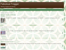 Tablet Screenshot of fabulousfrogger.blogspot.com