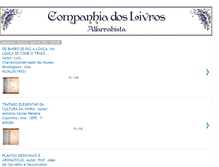 Tablet Screenshot of companhia-dos-livros.blogspot.com