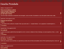 Tablet Screenshot of gauchaprendada.blogspot.com