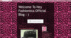 Desktop Screenshot of hey-fashionista.blogspot.com